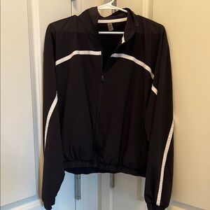 Beyond Yoga Black and White Retro Women's Jacket